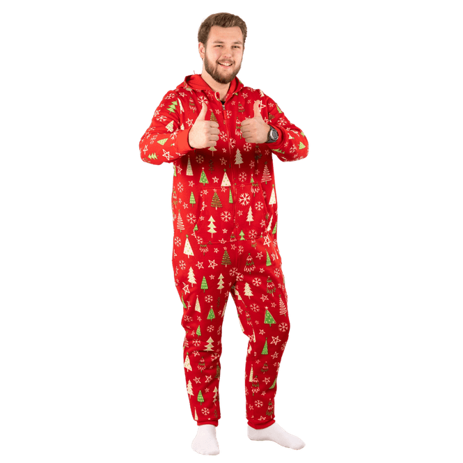 Hovedbilde Hightime, Jule Jumpsuit,Voksen Rød